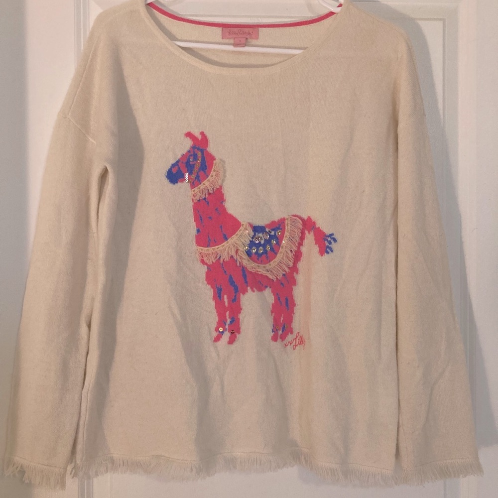 Embroidered Cashmere Sweater